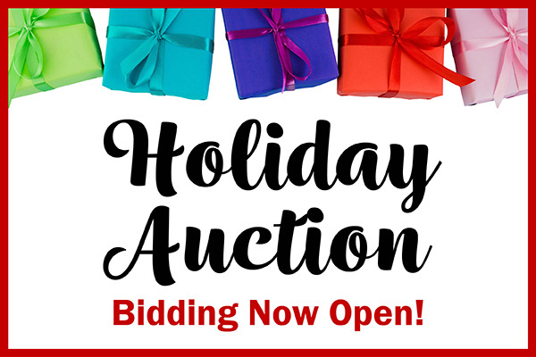 Holiday Auction: Bidding Now Open