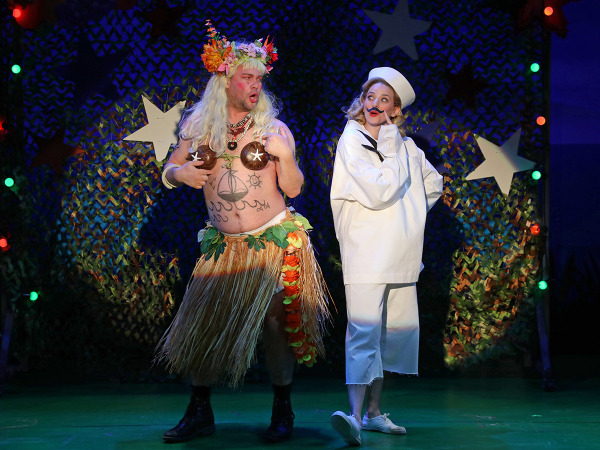 Keven Quillon and Danielle Wade in Goodspeed's South Pacific. Photo by Diane Sobolewski