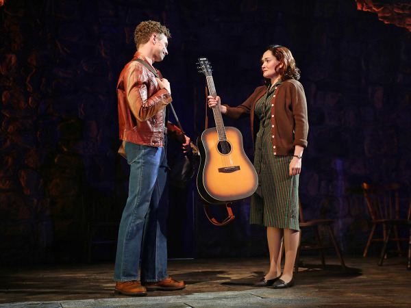 Jeffrey Kringer and Christine Dwyer in Goodspeed's Maggie. Photo by Diane Sobolewski