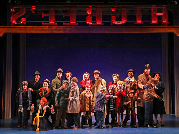 The cast of Goodspeed's A Christmas Story. Photo by Diane Sobolewski.