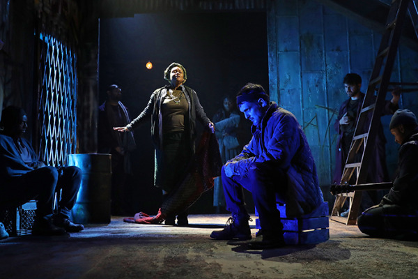 Wesley Taylor, Rema Webb and the cast of THE 12. Photo by Diane Sobolewski