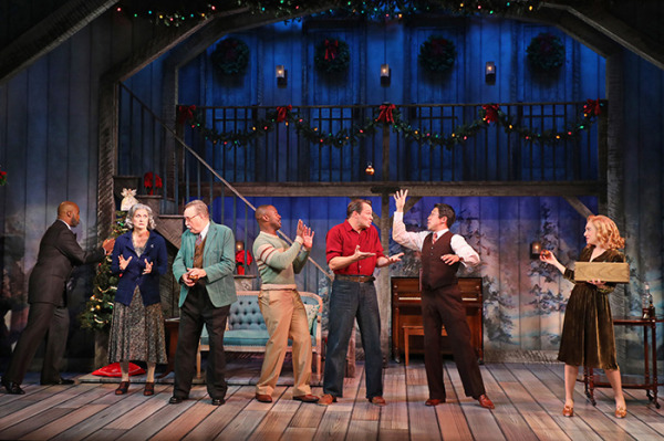 The cast of Goodspeed's Christmas in Connecticut. Photo by Diane Sobolewski.