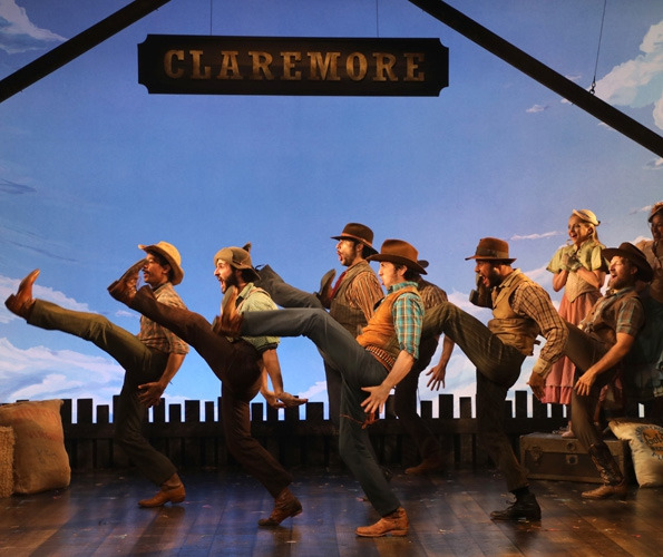 Jake Swain and the Cast of Oklahoma! in Goodspeed's Oklahoma! (c)Diane Sobolewski