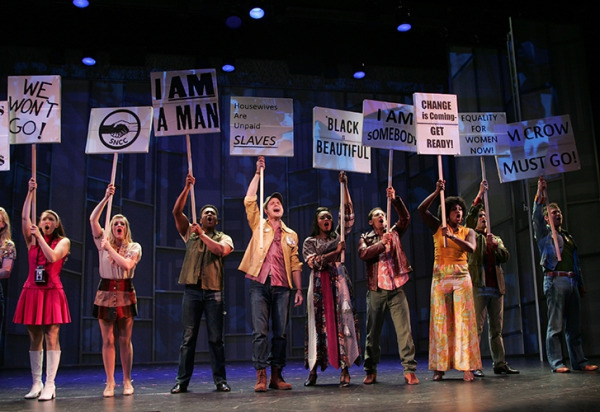 The Cast of Goodspeed's A Sign of the Times. (c) Diane Sobolewski.