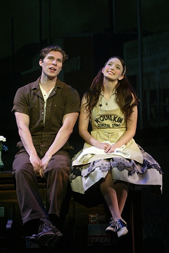 Nick Bailey and Ephie Aardema in Goodspeed's A Sign of the Times. (c)Diane Sobolewski.