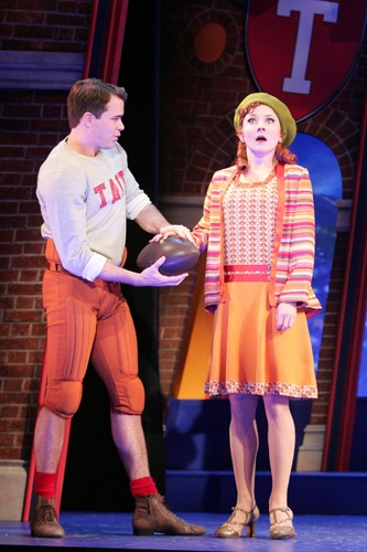 Ross Lekites and Jessi Trauth in Goodspeed Musicals Good News. Photo by Diane Sobolewski