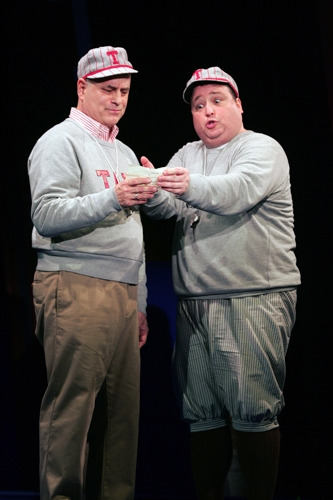 Mark Zimmerman and Max Perlman in Goodspeed Musicals Good News. Photo by Diane Sobolewski