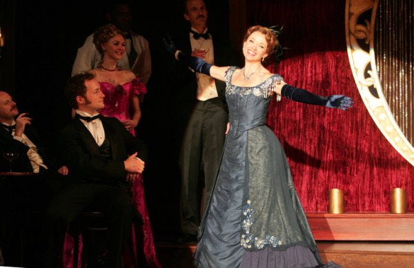 Magnolia (Sarah Uriarte Berry) wows the Chicago crowds in Goodspeed Musicals’ SHOW BOAT. (c) Diane Sobolewski.