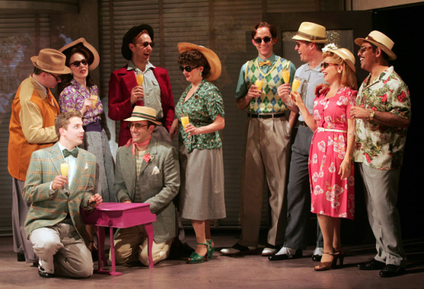 The cast of Goodspeed Musicals’ City of Angels show. (c) Diane Sobolewski.