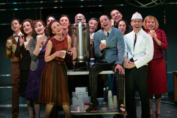 Coffee Break! The Cast of Goodspeed Musicals How To Succeed in Business Without Really Trying. (c) Diane Sobolewski.