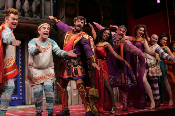 The cast of Goodspeed's A Funny Thing Happened on the Way to the Forum. (c) Diane Sobolewski.