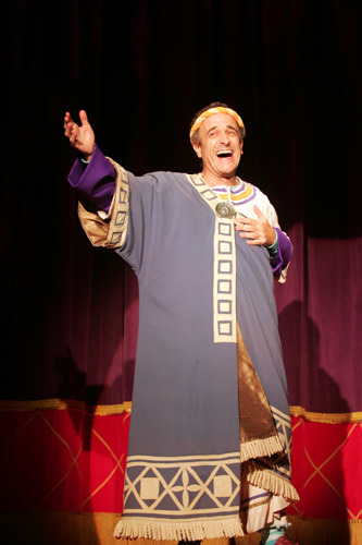 Adam Heller in Goodspeed's A Funny Thing Happened on the Way to the Forum. (c) Diane Sobolewski.