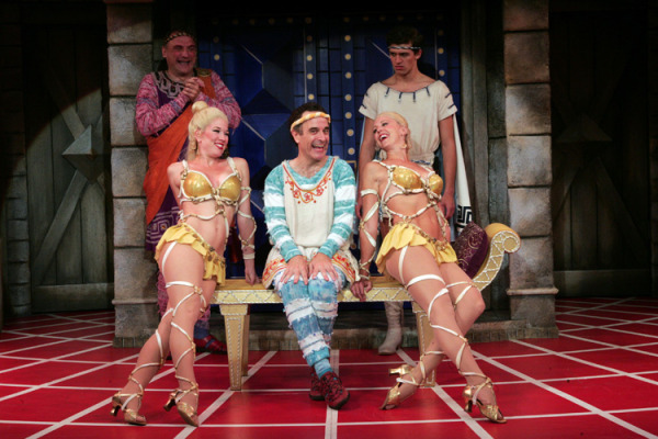 The cast of Goodspeed's A Funny Thing Happened on the Way to the Forum show. (c) Diane Sobolewski.