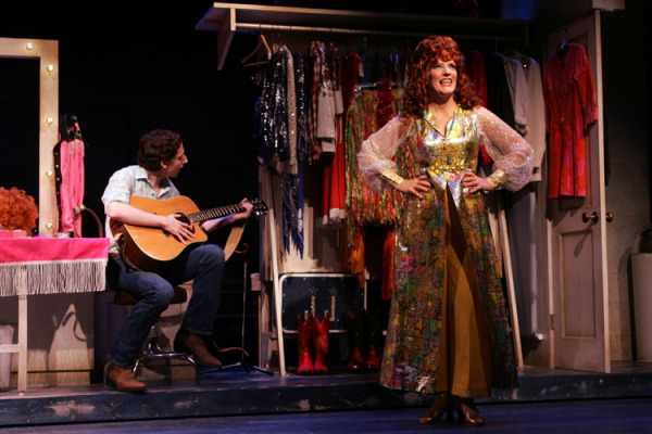 Josh Grisetti and Stacia Fernandez in Goodspeed Musicals' LUCKY GUY. (c) Diane Sobolewski.