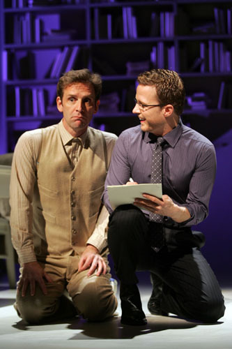 Malcolm Gets and Will Chase in Goodspeed's THE STORY OF MY LIFE. (c)Diane Sobolewski.