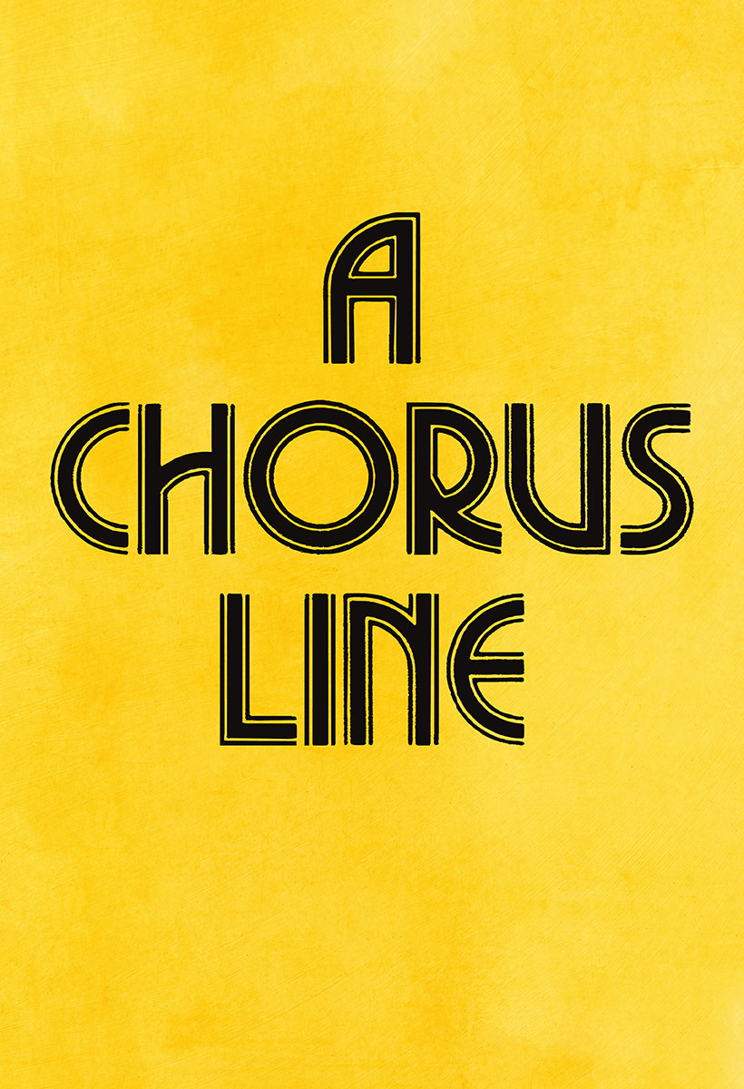 a chorus line poster